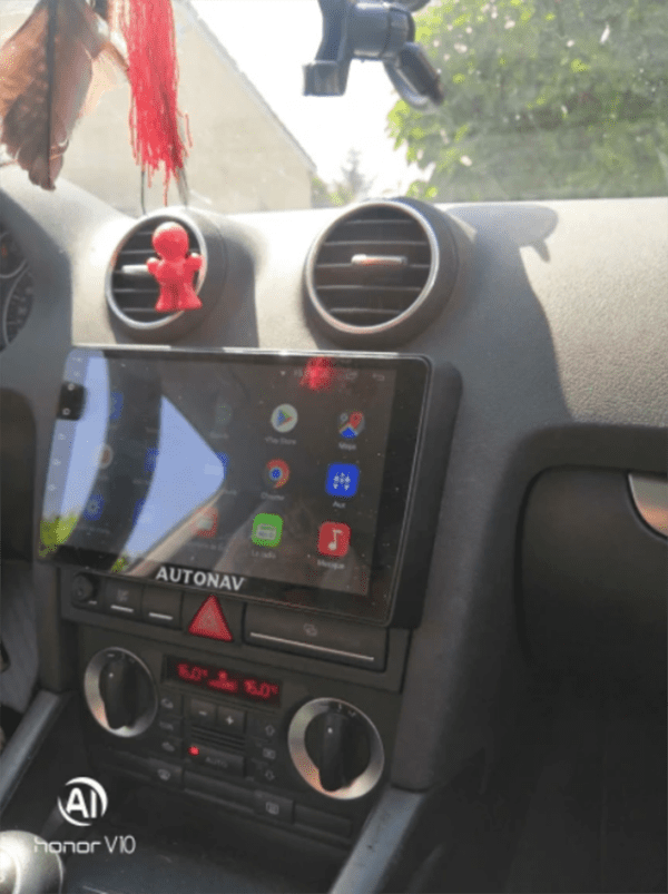 Navigatie AUTONAV ECO Android GPS Dedicata Pentru Audi A3, Model Classic, Memorie 16GB Stocare, 1GB DDR3 RAM, Display 9" Full-Touch, WiFi, 2 x USB, Bluetooth, CPU Quad-Core 4 * 1.3GHz, 4 * 50W Audio, Intrare Subwoofer, Amplificator