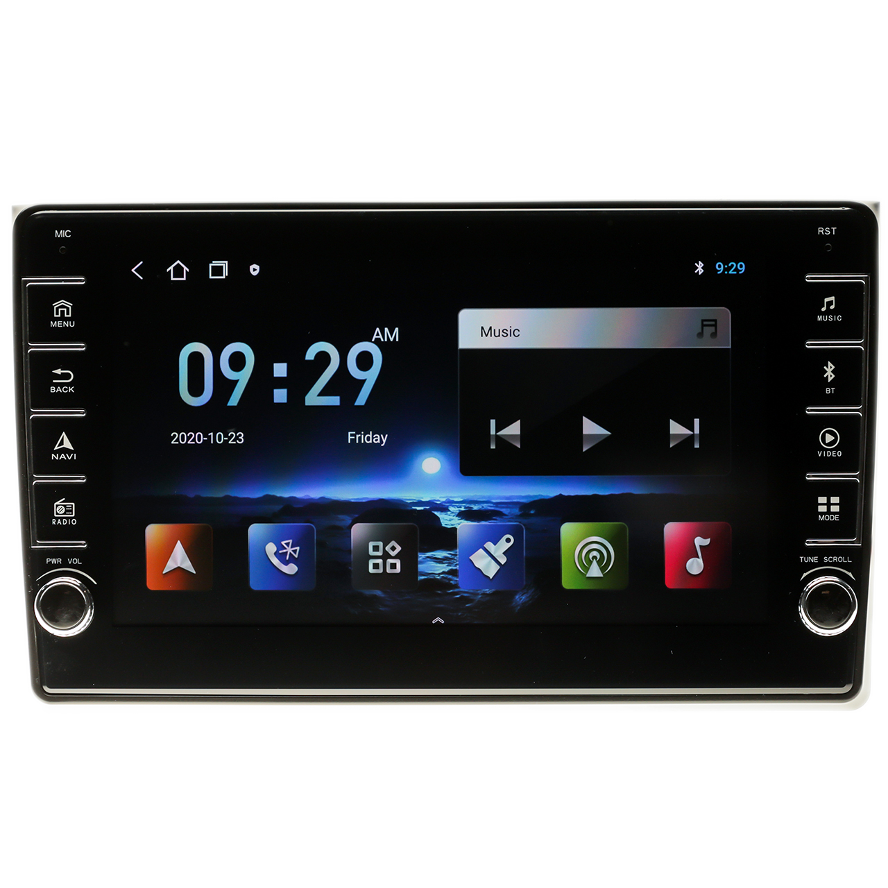 Navigatie AUTONAV ECO Android GPS Dedicata Audi A4 B6 si B7, Model PRO Memorie 16GB Stocare, 1GB DDR3 RAM, Butoane Laterale Si Regulator Volum, Display 8
