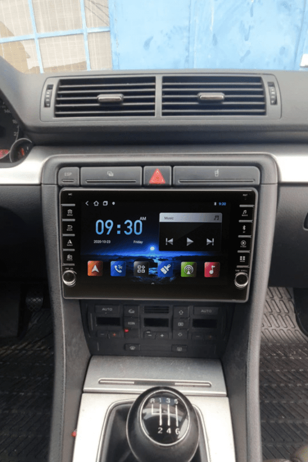 Navigatie AUTONAV Android GPS Dedicata Audi A4 B6 si B7, Model PRO Memorie 32GB Stocare, 2GB DDR3 RAM, Butoane Laterale Si Regulator Volum, Display 8" Full-Touch, WiFi, 2 x USB, Bluetooth, Quad-Core 4 * 1.3GHz, 4 * 50W Audio