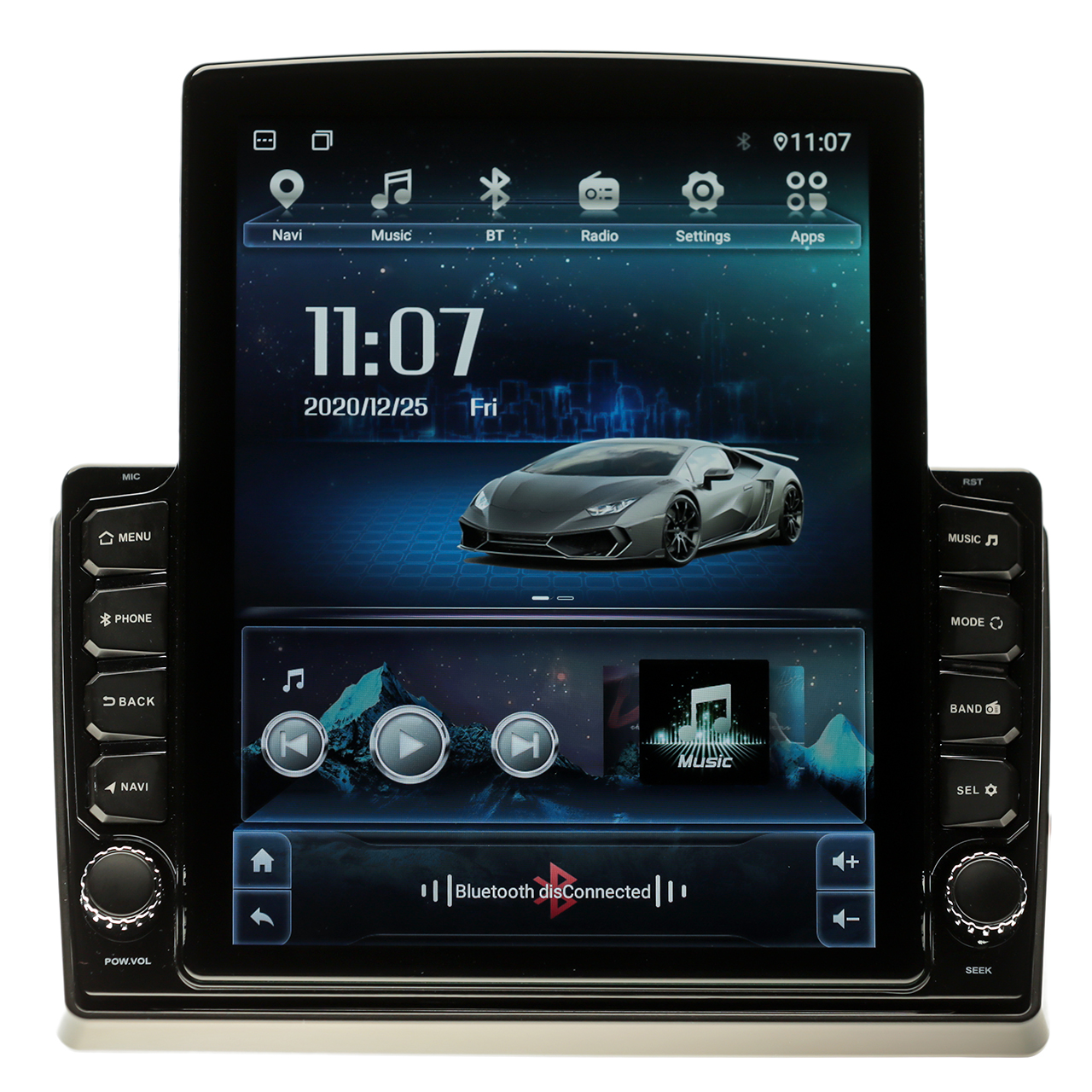 Navigatie AUTONAV ECO Android GPS Dedicata Audi A4 B6 si B7, Model XPERT Memorie 16GB Stocare, 1GB DDR3 RAM, Butoane Si Volum Fizice, Display Vertical Stil Tesla 10