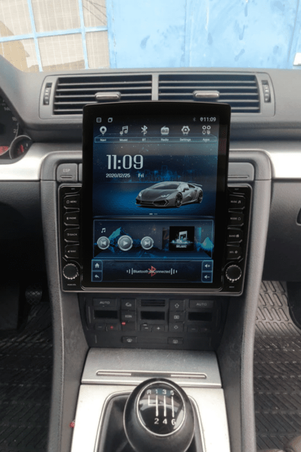 Navigatie AUTONAV Android GPS Dedicata Audi A4 B6 si B7, Model XPERT Memorie 32GB Stocare, 2GB DDR3 RAM, Butoane Si Volum Fizice, Display Vertical Stil Tesla 10" Full-Touch, WiFi, 2 x USB, Bluetooth, Quad-Core 4 * 1.3GHz, 4 * 50W Audio