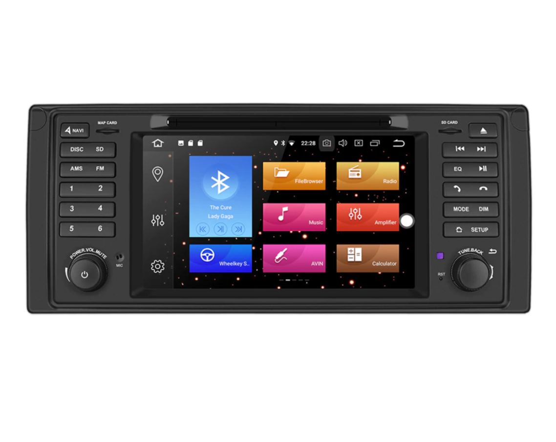 Navigatie AUTONAV Android GPS Dedicata BMW E39 cu DVD-Player, 32GB Stocare, 2GB DDR3 RAM, Display 7" , WiFi, 2 x USB, Bluetooth, Quad-Core 4 x 1.3GHz, 4 x 50W Audio