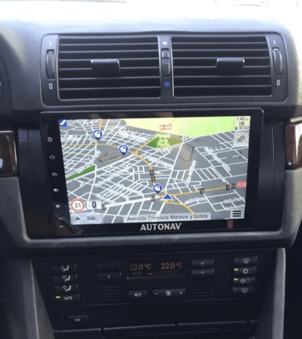 Navigatie AUTONAV Android GPS Dedicata BMW E39, Model Classic, Memorie 128GB Stocare, 6GB DDR3 RAM, Display 9" Full-Touch, WiFi, 2 x USB, Bluetooth, 4G, Octa-Core 8 * 1.3GHz, 4 * 50W Audio