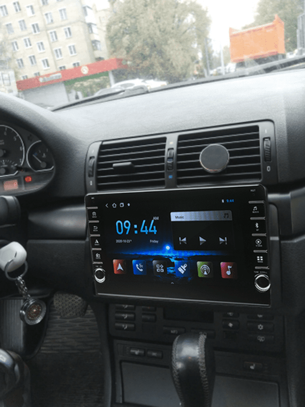 Navigatie AUTONAV Android GPS Dedicata BMW E46, Model PRO Memorie 32GB Stocare, 2GB DDR3 RAM, Butoane Laterale Si Regulator Volum, Display 8" Full-Touch, WiFi, 2 x USB, Bluetooth, Quad-Core 4 * 1.3GHz, 4 * 50W Audio