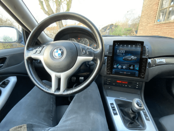 Navigatie AUTONAV Android GPS Dedicata BMW E46, Model XPERT Memorie 128GB Stocare, 6GB DDR3 RAM, Butoane Si Volum Fizice, Display Vertical Stil Tesla 10" Full-Touch, WiFi, 2 x USB, Bluetooth, 4G, Octa-Core 8 * 1.3GHz, 4 * 50W Audio