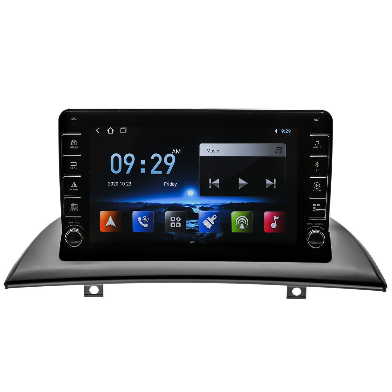 Navigatie AUTONAV Android GPS Dedicata BMW X3 E83, Model PRO Memorie 128GB Stocare, 6GB DDR3 RAM, Butoane Laterale Si Regulator Volum, Display 8
