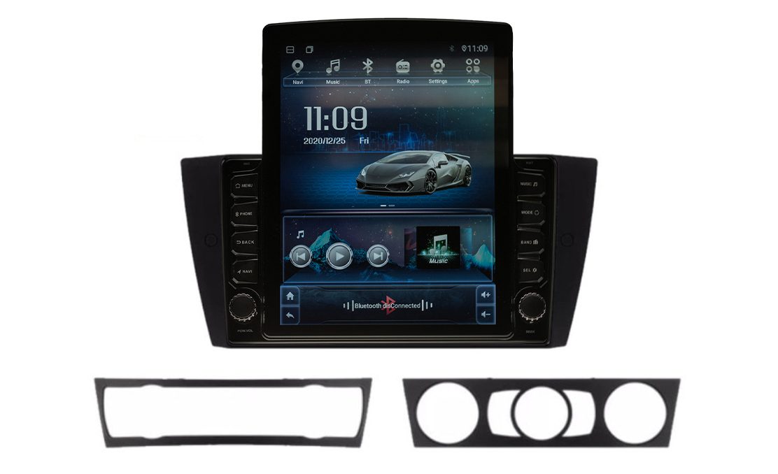 Navigatie AUTONAV Android GPS Dedicata BMW Seria 3 E90, Model XPERT Memorie 64GB Stocare, 4GB DDR3 RAM, Display Vertical Stil Tesla 10
