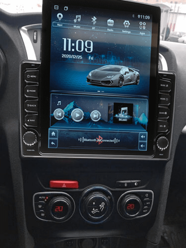 Navigatie AUTONAV Android GPS Dedicata Citroen C4 2010-2018, Model XPERT Memorie 128GB Stocare, 6GB DDR3 RAM, Butoane Si Volum Fizice, Display Vertical Stil Tesla 10" Full-Touch, WiFi, 2 x USB, Bluetooth, 4G, Octa-Core 8 * 1.3GHz, 4 * 50W Audio