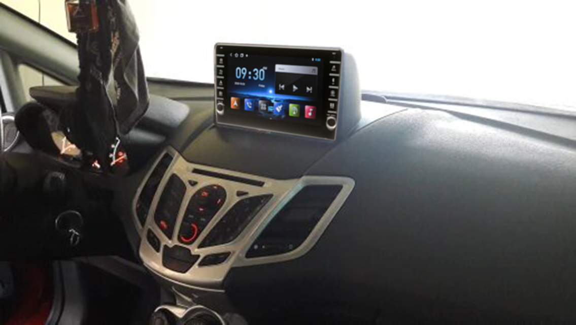 Navigatie AUTONAV ECO Android GPS Dedicata Ford Fiesta 2009-2016, Model PRO Memorie 16GB Stocare, 1GB DDR3 RAM, Butoane Laterale Si Regulator Volum, Display 8" Full-Touch, WiFi, 2 x USB, Bluetooth, Quad-Core 4 * 1.3GHz, 4 * 50W Audio