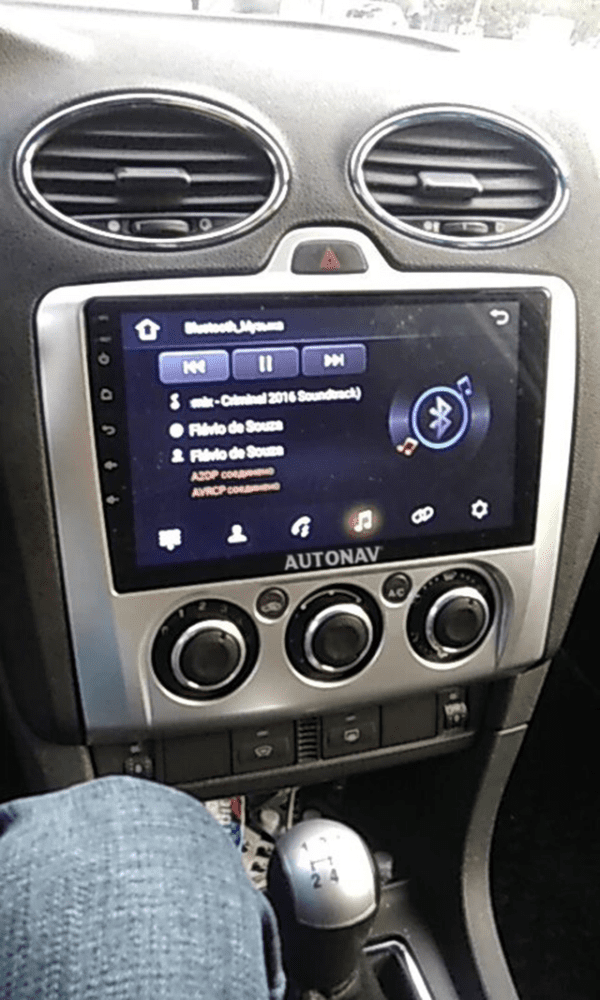 Navigatie AUTONAV PLUS Android GPS Dedicata Ford Focus 2 A/C Manual, Model Classic, Memorie 16GB Stocare, 1GB DDR3 RAM, Display 9" Full-Touch, WiFi, 2 x USB, Bluetooth, Quad-Core 4 * 1.3GHz, 4 * 50W Audio