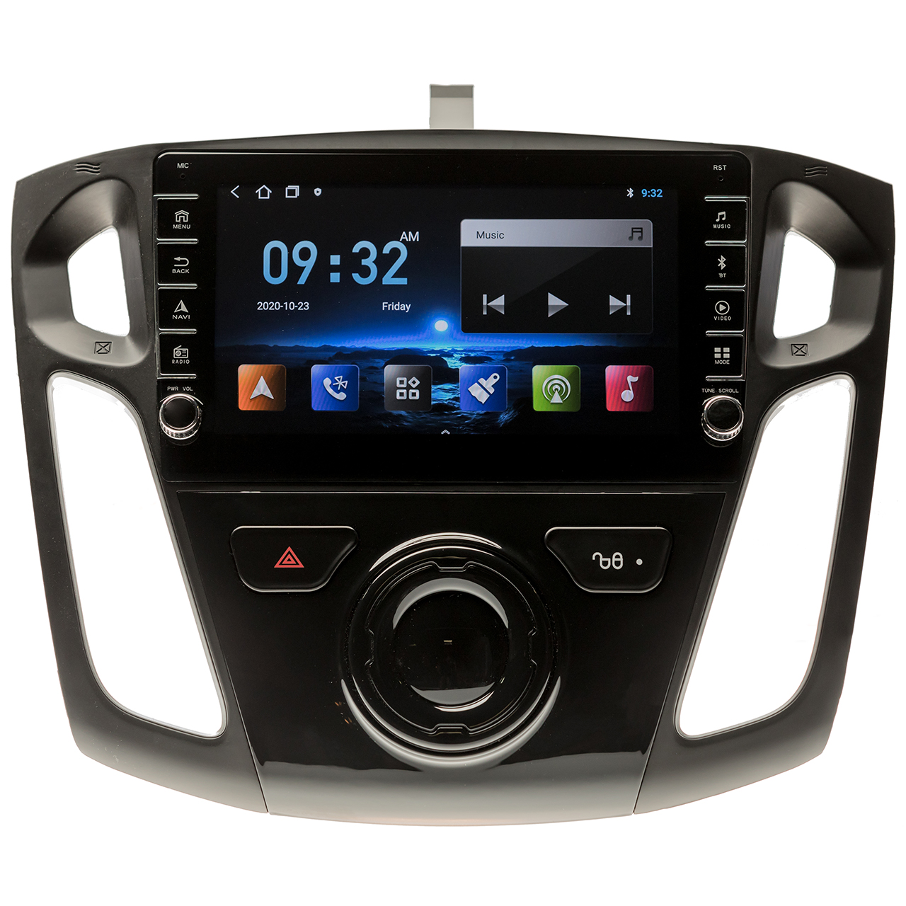 Navigatie AUTONAV ECO Android GPS Dedicata Ford Focus 3 2011-2018, Model PRO 16GB Stocare, 1GB DDR3 RAM, Display 8