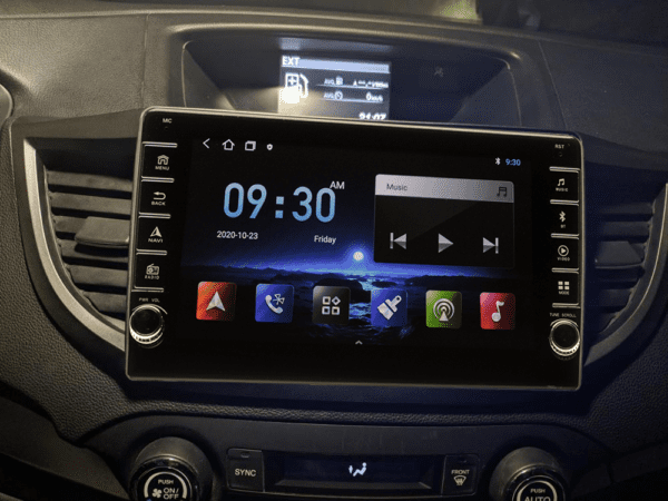 Navigatie AUTONAV Android GPS Dedicata Honda CR-V 2011-2016, Model PRO Memorie 64GB Stocare, 4GB DDR3 RAM, Butoane Laterale Si Regulator Volum, Display 9" Full-Touch, WiFi, 2 x USB, Bluetooth, 4G, Octa-Core 8 * 1.3GHz, 4 * 50W Audio
