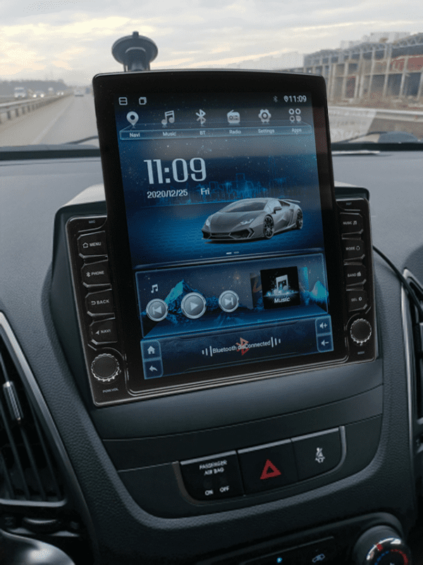 Navigatie AUTONAV Android GPS Dedicata Hyundai Tucson 2009-2015, Model XPERT Memorie 128GB Stocare, 6GB DDR3 RAM, Butoane Si Volum Fizice, Display Vertical Stil Tesla 10" Full-Touch, WiFi, 2 x USB, Bluetooth, 4G, Octa-Core 8 * 1.3GHz, 4 * 50W Audio