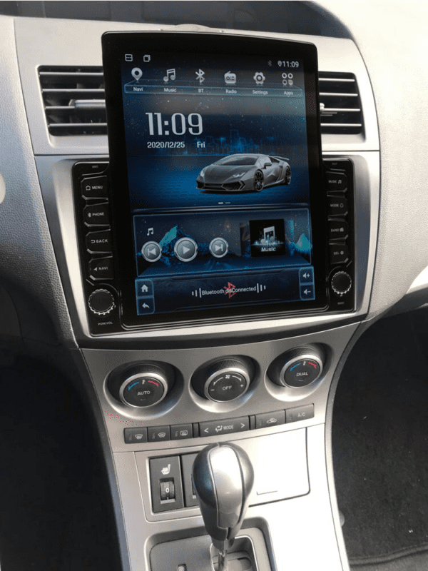 Navigatie AUTONAV Android GPS Dedicata Mazda 3 2003-2009, Model XPERT Memorie 64GB Stocare, 4GB DDR3 RAM, Butoane Si Volum Fizice, Display Vertical Stil Tesla 10" Full-Touch, WiFi, 2 x USB, Bluetooth, 4G, Octa-Core 8 * 1.3GHz, 4 * 50W Audio