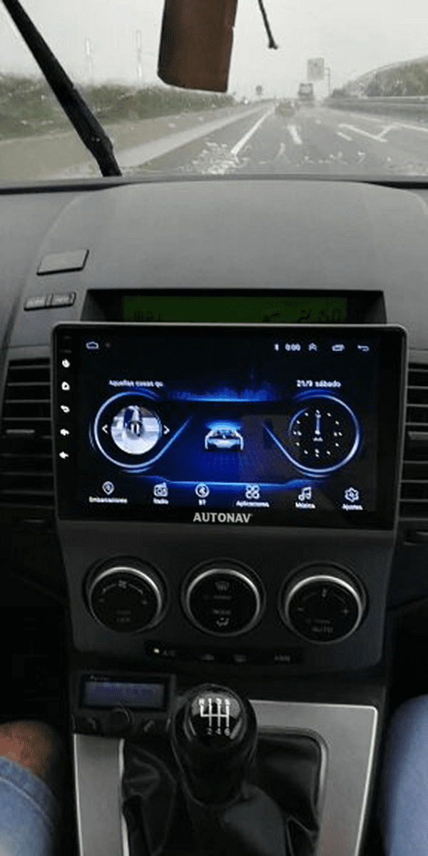 Navigatie AUTONAV ECO Android GPS Dedicata Mazda 5 2004-2010, Model Classic, Memorie 16GB Stocare, 1GB DDR3 RAM, Display 9" Full-Touch, WiFi, 2 x USB, Bluetooth, Quad-Core 4 * 1.3GHz, 4 * 50W Audio