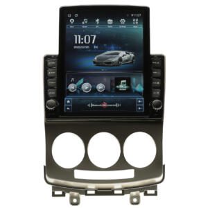Navigatie AUTONAV Android GPS Dedicata Mazda 5 2004-2010, Model XPERT Memorie 128GB Stocare, 6GB DDR3 RAM, Butoane Si Volum Fizice, Display Vertical Stil Tesla 10