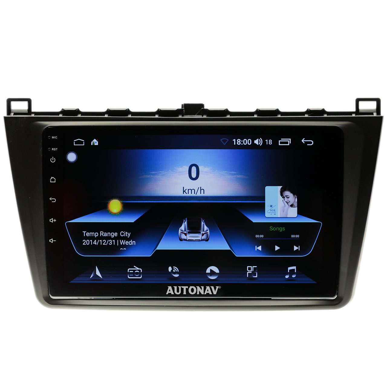Navigatie AUTONAV ECO Android GPS Dedicata Mazda 6 GH1/GH2 2007-2012, Model Classic, Memorie 16GB Stocare, 1GB DDR3 RAM, Display 9