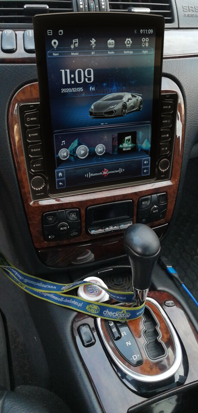 Navigatie AUTONAV ECO Android GPS Dedicata Mercedes S-Class W220 1998-2005, Model XPERT Memorie 16GB Stocare, 1GB DDR3 RAM, Butoane Si Volum Fizice, Display Vertical Stil Tesla 10" Full-Touch, WiFi, 2 x USB, Bluetooth, Quad-Core 4 * 1.3GHz, 4 * 50W Audio