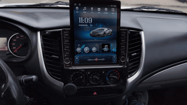 Navigatie AUTONAV PLUS Android GPS Dedicata Mitsubishi L200, Model XPERT 16GB Stocare, 1GB DDR3 RAM, Display Vertical Stil Tesla 10", WiFi, 2 x USB, Bluetooth, Quad-Core 4 x 1.3GHz, 4 x 50W Audio