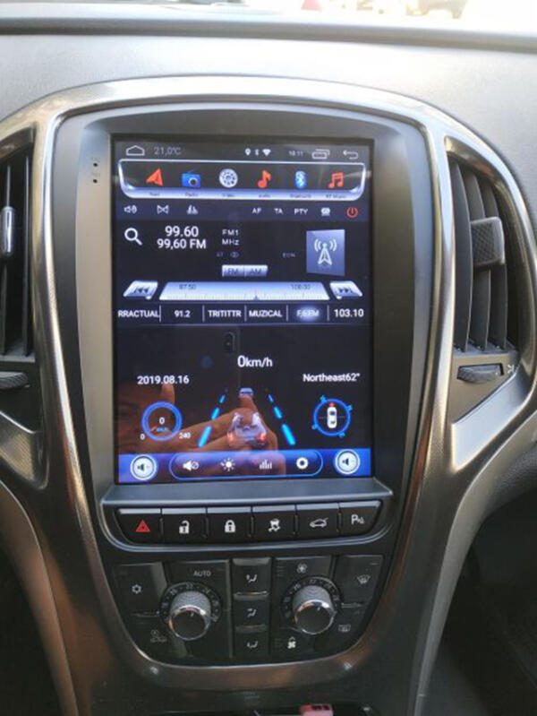 Navigatie AUTONAV Android GPS Dedicata Opel Astra J 2010-2015 Stil Tesla, 128GB Stocare, 6GB DDR3 RAM, Display Vertical Stil Tesla 10" , WiFi, 2 x USB, Bluetooth, 4G, Octa-Core 8 x 1.3GHz, 4 x 50W Audio