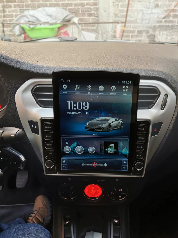 Navigatie AUTONAV ECO Android GPS Dedicata Peugeot 301 2012-2017 si Citroen Elysee, Model XPERT 16GB Stocare, 1GB DDR3 RAM, Display Vertical Stil Tesla 10" Full-Touch, WiFi, 2 x USB, Bluetooth, Quad-Core 4 * 1.3GHz, 4 * 50W