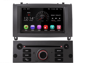 Navigatie AUTONAV Android GPS Dedicata Peugeot 407 cu DVD-Player, 32GB Stocare, 2GB DDR3 RAM, Display 7