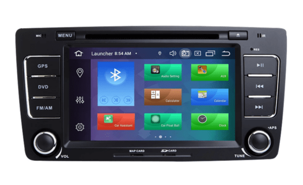 Navigatie AUTONAV Android GPS Dedicata Skoda Octavia 2 cu DVD-Player, 64GB Stocare, 4GB DDR3 RAM, Display 7" , WiFi, 2 x USB, Bluetooth, Octa-Core 8 x 1.3GHz, 4 x 50W Audio