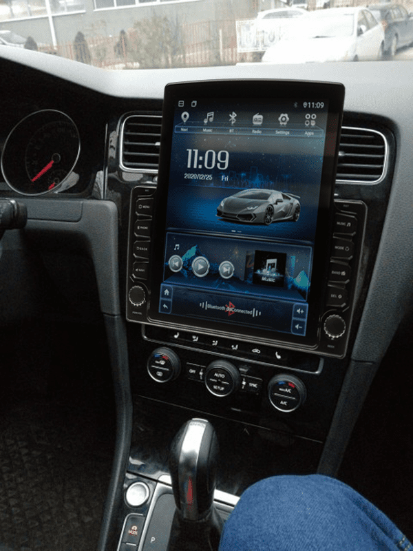 Navigatie AUTONAV Android GPS Dedicata Volkswagen Golf 7 2012-2019, Model XPERT 128GB Stocare, 6GB DDR3 RAM, Display Vertical Stil Tesla 10" , WiFi, 2 x USB, Bluetooth, 4G, Octa-Core 8 x 1.3GHz, 4 x 50W Audio