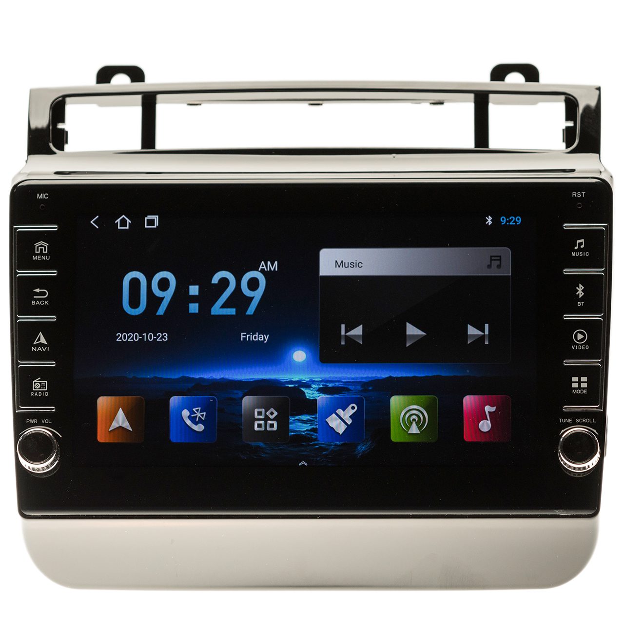 Navigatie AUTONAV Android GPS Dedicata Volkswagen Touareg 2010-2018, Model PRO 64GB Stocare, 4GB DDR3 RAM, Display 8
