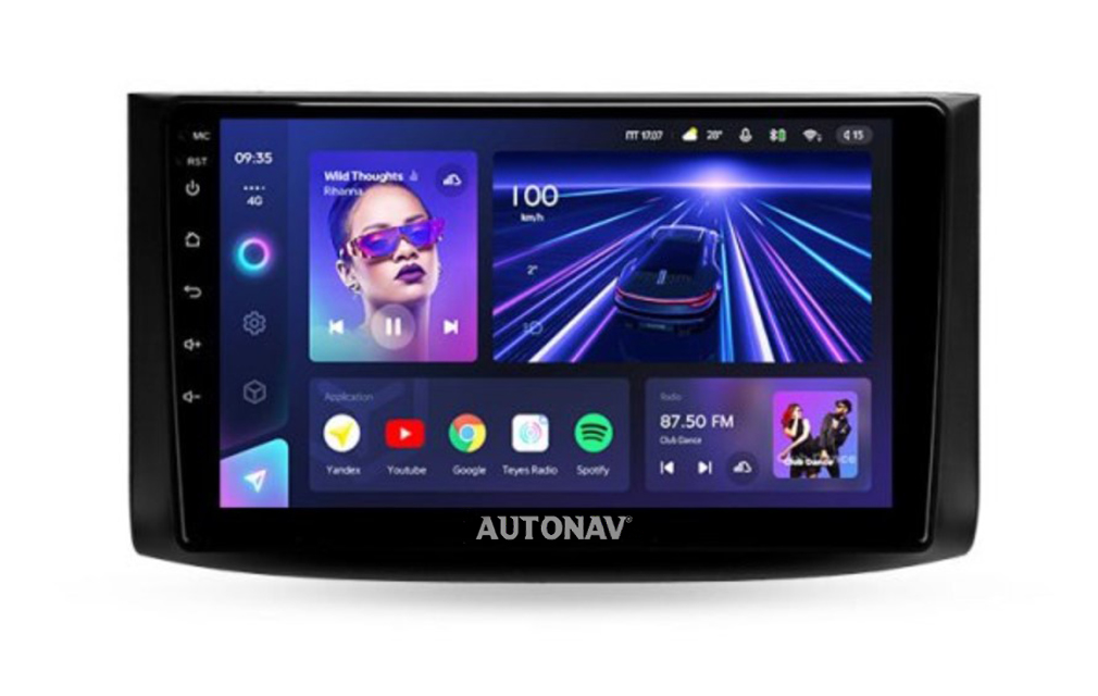 Navigatie AUTONAV Android GPS Dedicata Chevrolet Aveo 2006-2012, Model Classic, Memorie 128GB Stocare, 6GB DDR3 RAM, Display 9" Full-Touch, WiFi, 2 x USB, Bluetooth, 4G, Octa-Core 8 * 1.3GHz, 4 * 50W Audio