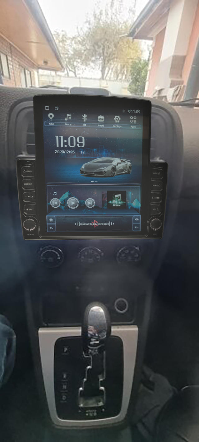 Navigatie AUTONAV Android GPS Dedicata Dodge Caliber 2009-2013, Model XPERT Memorie 64GB Stocare, 4GB DDR3 RAM, Display Vertical Stil Tesla 10" Full-Touch, WiFi, 2 x USB, Bluetooth, 4G, Octa-Core 8 * 1.3GHz, 4 * 50W Audio