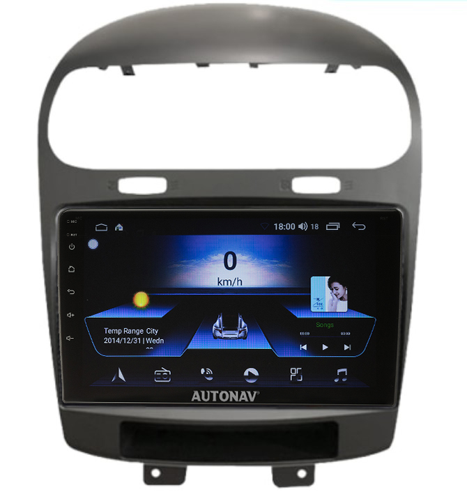 Navigatie AUTONAV ECO Android GPS Dedicata Dodge Journey 2011-2020, Model Classic, Memorie 16GB Stocare, 1GB DDR3 RAM, Display 9" Full-Touch, WiFi, 2 x USB, Bluetooth, CPU Quad-Core 4 * 1.3GHz, 4 * 50W Audio, Intrare Subwoofer, Amplificator
