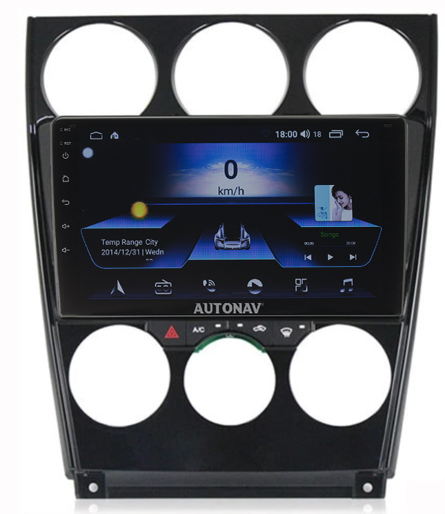 Navigatie AUTONAV Android GPS Dedicata Mazda 6 2002-2008 Tip 2, Model Classic, Memorie 32GB Stocare, 2GB DDR3 RAM, Display 9