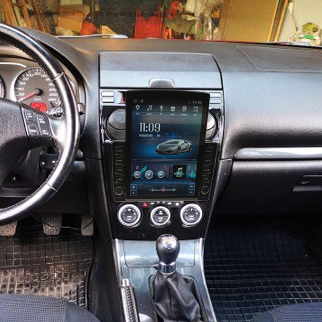 Navigatie AUTONAV Android GPS Dedicata Mazda 6 2002-2008 Tip 2, Model XPERT Memorie 128GB Stocare, 6GB DDR3 RAM, Display Vertical Stil Tesla 10" Full-Touch, WiFi, 2 x USB, Bluetooth, 4G, Octa-Core 8 * 1.3GHz, 4 * 50W Audio