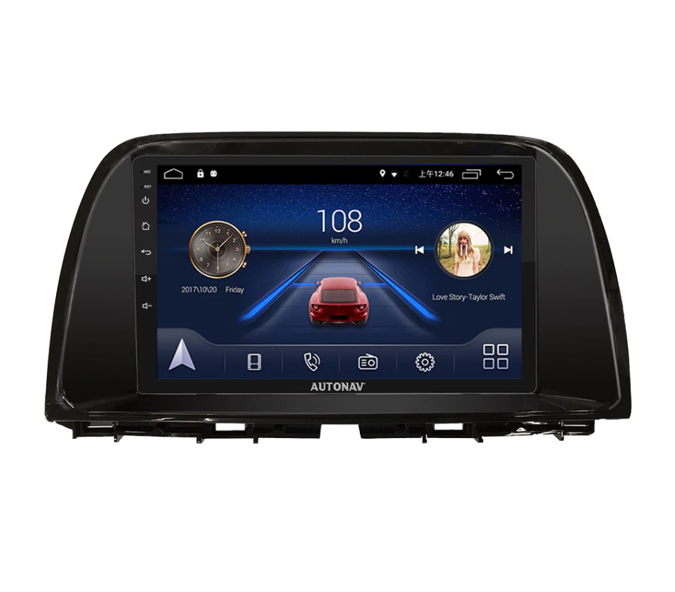 Navigatie AUTONAV Android GPS Dedicata Mazda CX5 2012-2017, Model Classic, Memorie 64GB Stocare, 4GB DDR3 RAM, Display 9