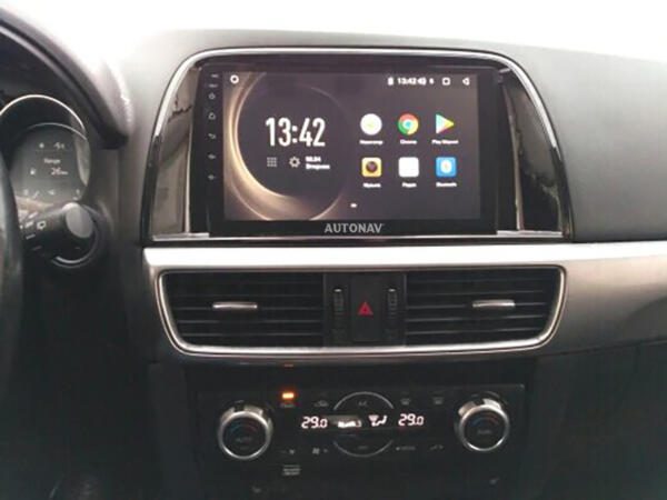 Navigatie AUTONAV ECO Android GPS Dedicata Mazda CX5 2012-2017, Model Classic, Memorie 16GB Stocare, 1GB DDR3 RAM, Display 9" Full-Touch, WiFi, 2 x USB, Bluetooth, CPU Quad-Core 4 * 1.3GHz, 4 * 50W Audio, Intrare Subwoofer, Amplificator