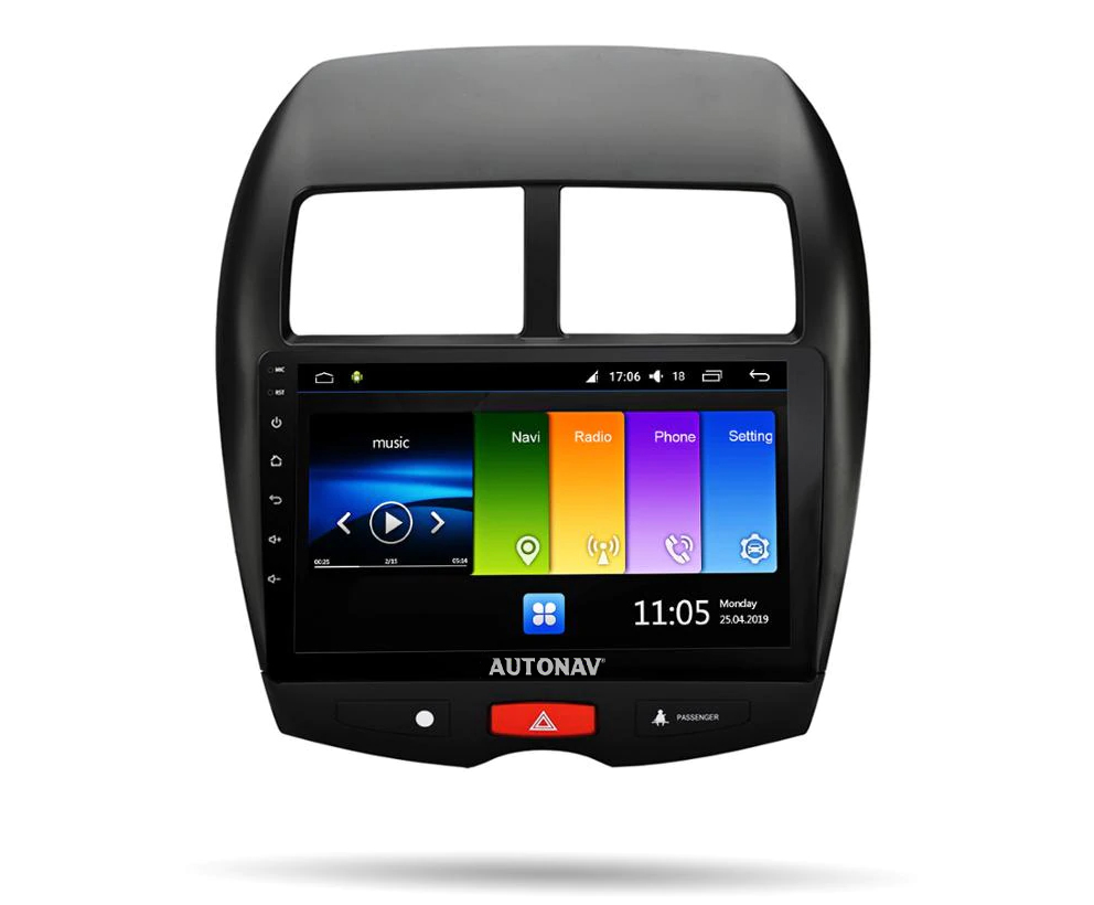Navigatie AUTONAV ECO Android GPS Dedicata Mitsubishi ASX 2010+ si Peugeot 4008 2012-2017, Model Classic, Memorie 16GB Stocare, 1GB DDR3 RAM, Display 10" Full-Touch, WiFi, 2 x USB, Bluetooth, CPU Quad-Core 4 * 1.3GHz, 4 * 50W Audio, Intrare Subwoofer, Amplificator