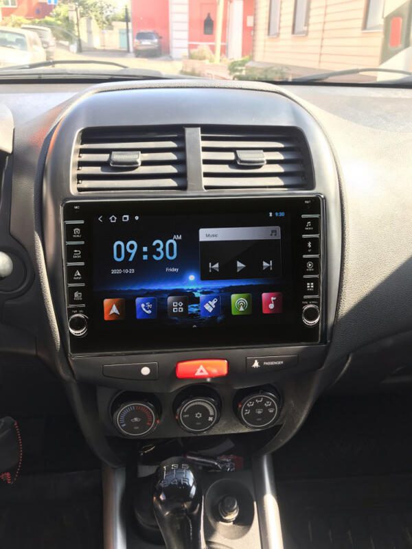 Navigatie AUTONAV Android GPS Dedicata Mitsubishi ASX 2010+ si Peugeot 4008 2012-2017, Model PRO Memorie 64GB Stocare, 4GB DDR3 RAM, Display 9" Full-Touch, WiFi, 2 x USB, Bluetooth, 4G, Octa-Core 8 * 1.3GHz, 4 * 50W Audio
