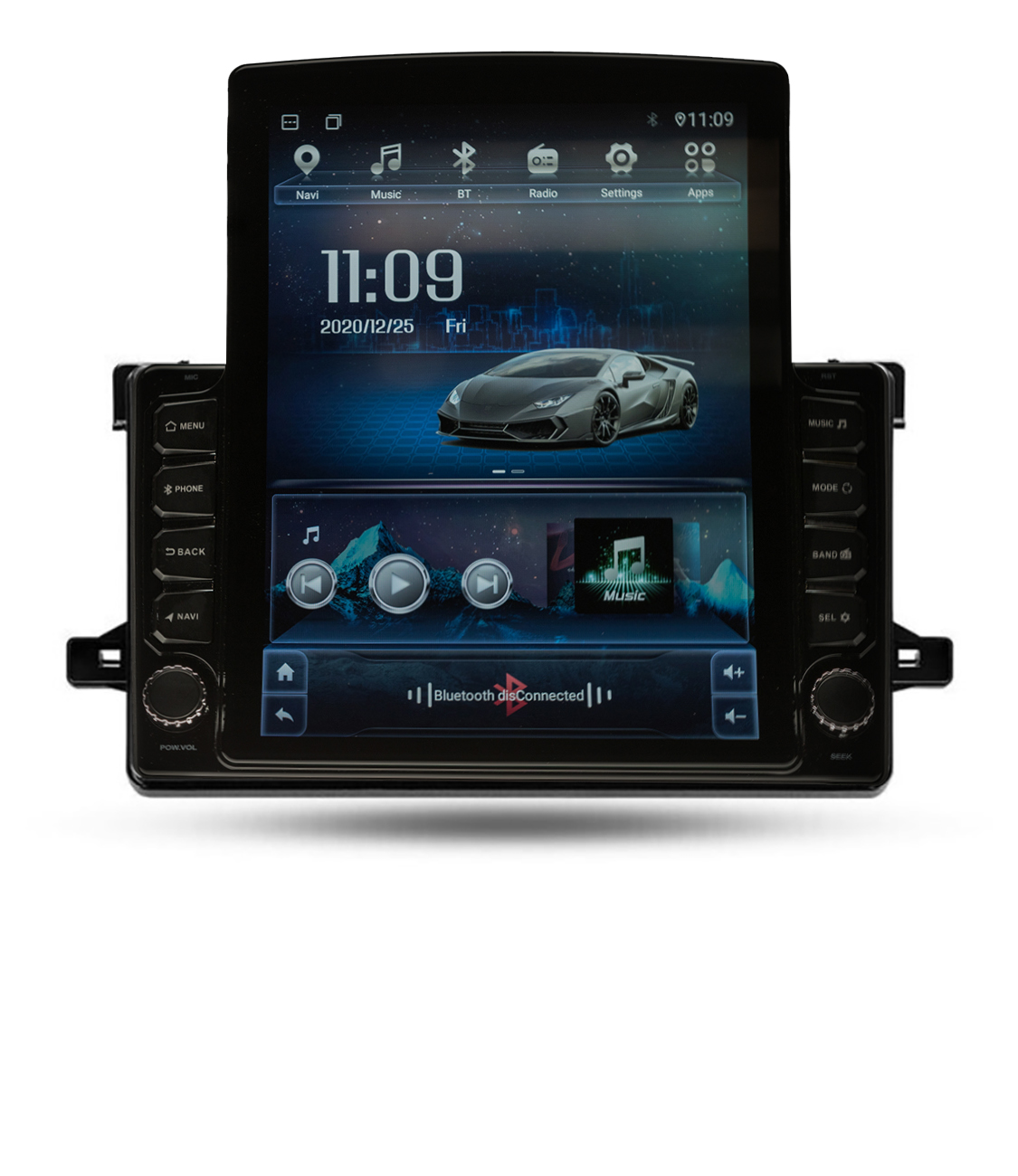 Navigatie AUTONAV Android GPS Dedicata Toyota Prius 2015-2020, Model XPERT Memorie 32GB Stocare, 2GB DDR3 RAM, Display Vertical Stil Tesla 10