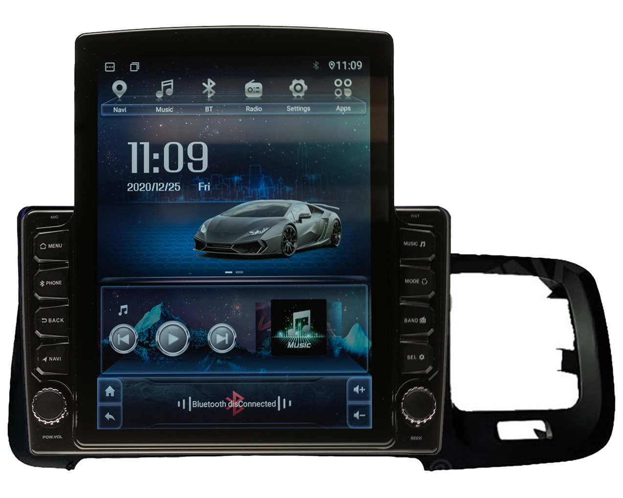 Navigatie AUTONAV Android GPS Dedicata Volvo S60 2011-2017, Model XPERT Memorie 32GB Stocare, 2GB DDR3 RAM, Display Vertical Stil Tesla 10