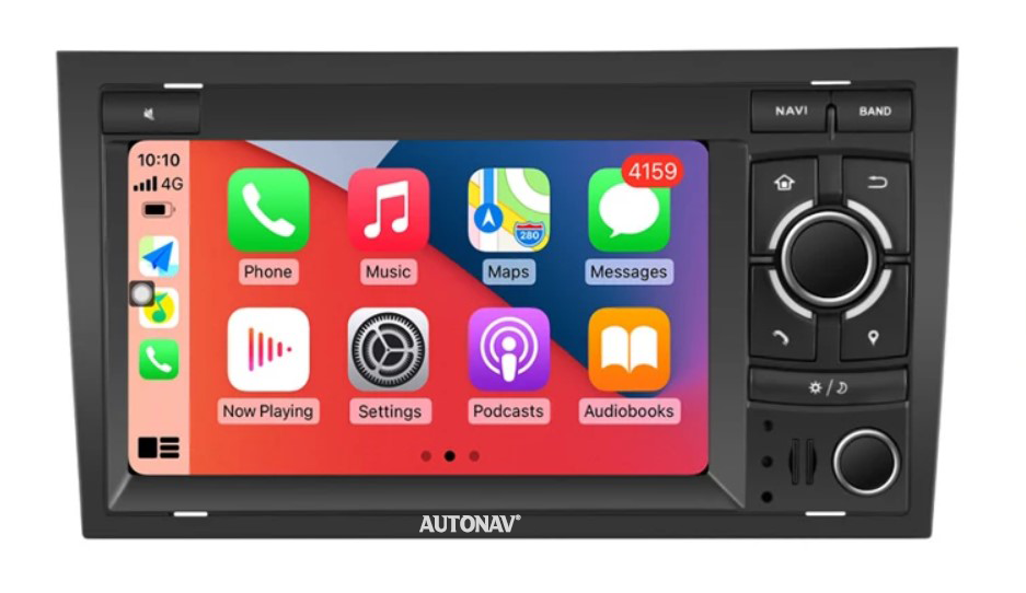 Navigatie AUTONAV Android GPS Dedicata Audi A4 B6 B7, Model Classic, Memorie 64GB Stocare, 4GB DDR3 RAM, Display 7
