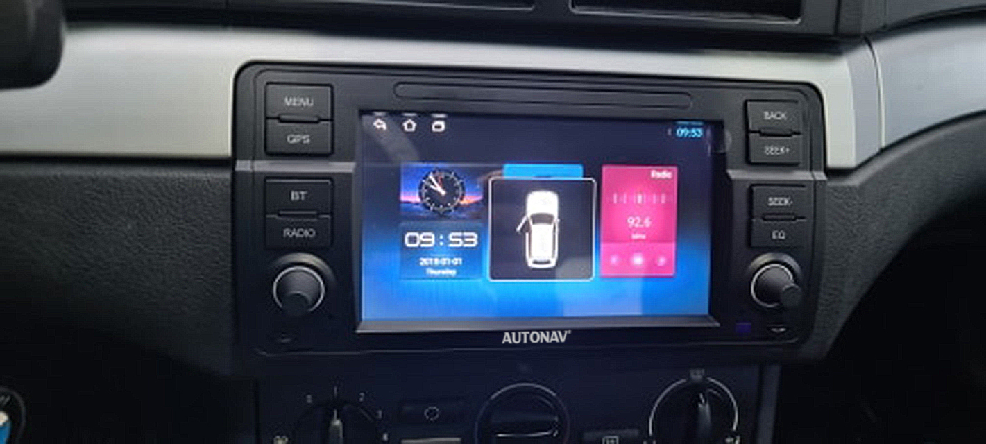 Navigatie AUTONAV PLUS Android GPS Dedicata BMW Seria 5 E39, Model Classic, Memorie 16GB Stocare, 1GB DDR3 RAM, Display 7" Full-Touch, WiFi, 2 x USB, Bluetooth, CPU Quad-Core 4 * 1.3GHz, 4 * 50W Audio, Intrare Subwoofer, Amplificator