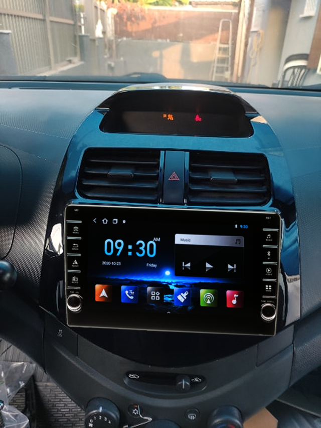 Navigatie AUTONAV Android GPS Dedicata Chevrolet Spark 2009-2015, Model PRO Memorie 32GB Stocare, 2GB DDR3 RAM, Butoane Laterale Si Regulator Volum, Display 8" Full-Touch, WiFi, 2 x USB, Bluetooth, Quad-Core 4 * 1.3GHz, 4 * 50W Audio