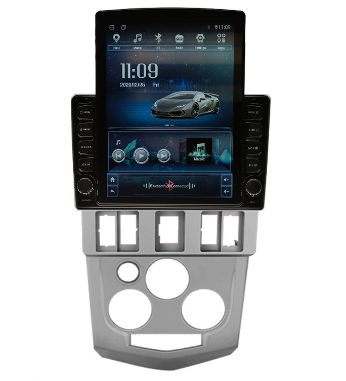 Navigatie AUTONAV ECO Android GPS Dedicata Dacia Logan 2004-2008, Model XPERT Memorie 16GB Stocare, 1GB DDR3 RAM, Display Vertical Stil Tesla 10