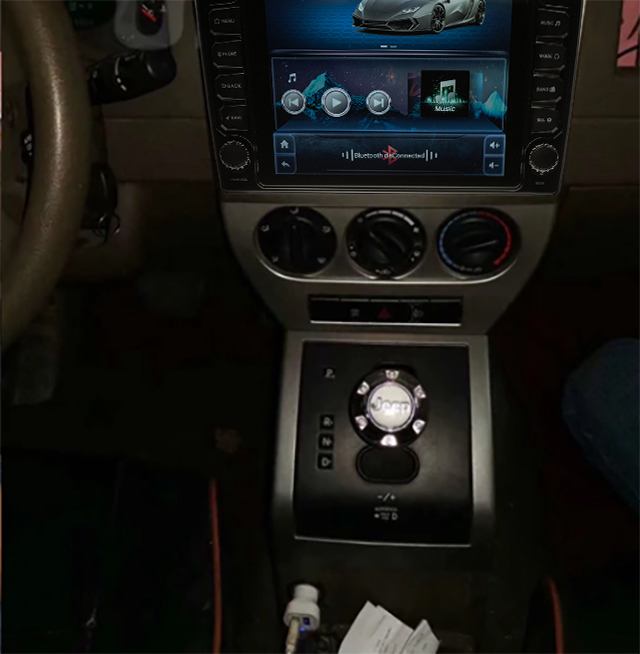 Navigatie AUTONAV Android GPS Dedicata Jeep Compass 2006-2011, Model XPERT Memorie 128GB Stocare, 6GB DDR3 RAM, Display Vertical Stil Tesla 10" Full-Touch, WiFi, 2 x USB, Bluetooth, 4G, Octa-Core 8 * 1.3GHz, 4 * 50W Audio