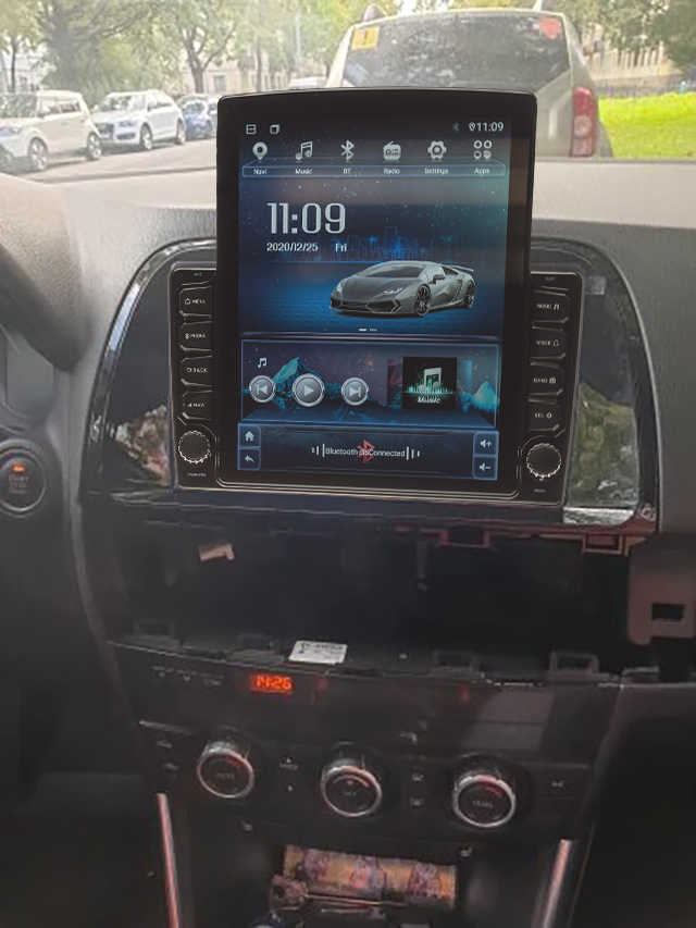 Navigatie AUTONAV PLUS Android GPS Dedicata Mazda CX5 2012-2017, Model XPERT Memorie 16GB Stocare, 1GB DDR3 RAM, Display Vertical Stil Tesla 10" Full-Touch, WiFi, 2 x USB, Bluetooth, Quad-Core 4 * 1.3GHz, 4 * 50W Audio