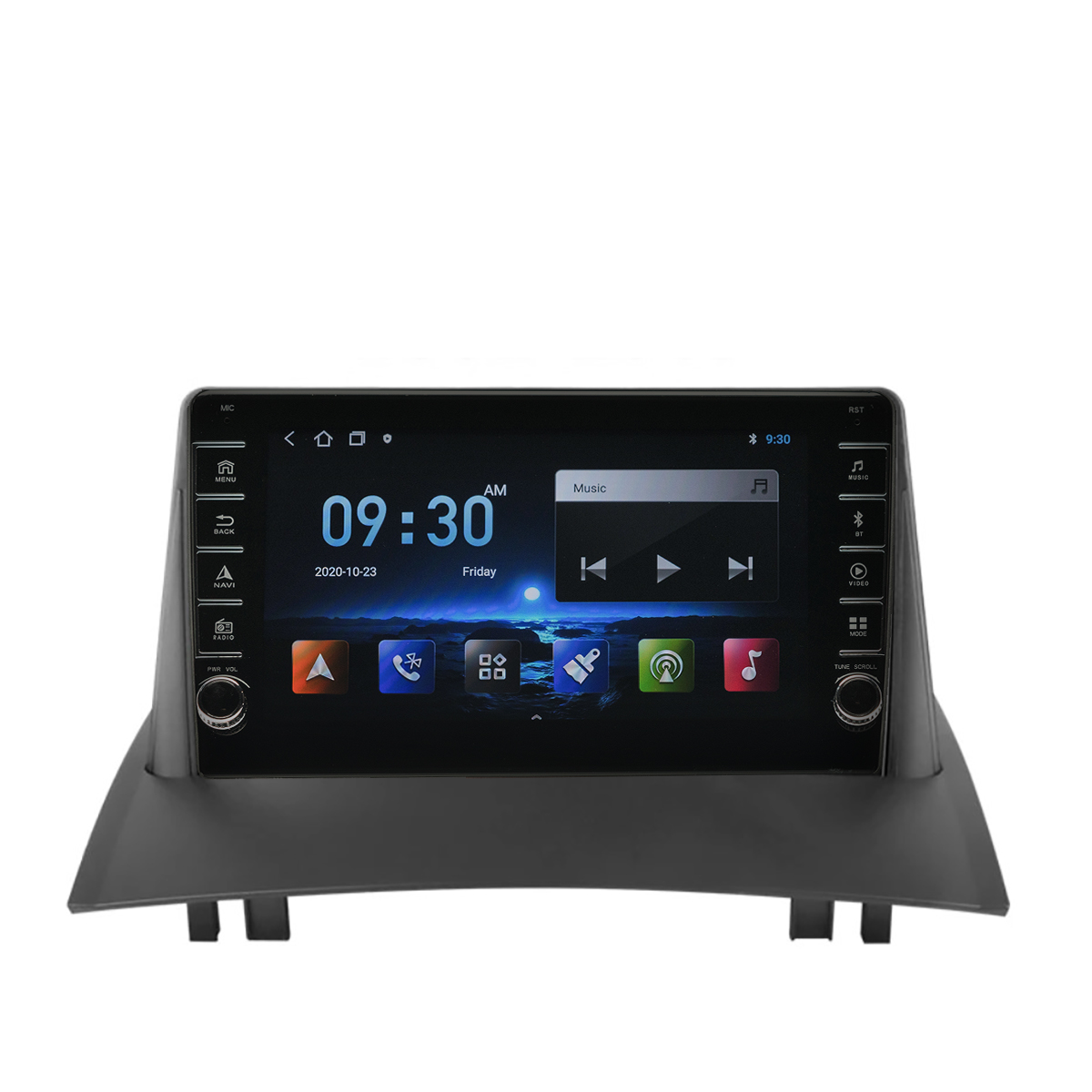 Navigatie AUTONAV PLUS Android GPS Dedicata Renault Megane 2, Model PRO Memorie 16GB Stocare, 1GB DDR3 RAM, Display 8