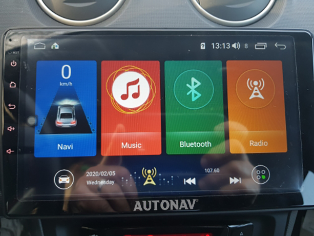 Navigatie AUTONAV ECO Android GPS Dedicata Seat Ibiza 2008-2015, Model Classic, Memorie 16GB Stocare, 1GB DDR3 RAM, Display 9" Full-Touch, WiFi, 2 x USB, Bluetooth, CPU Quad-Core 4 * 1.3GHz, 4 * 50W Audio, Intrare Subwoofer, Amplificator