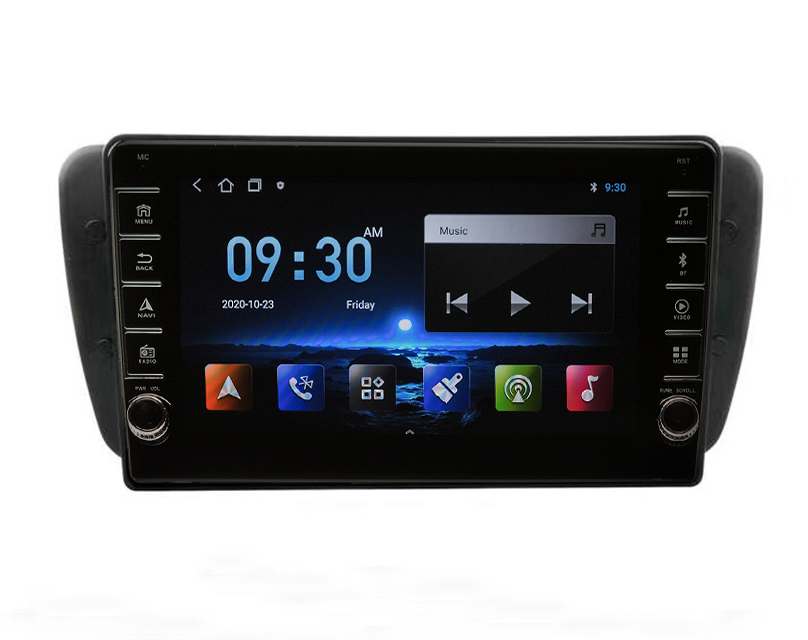 Navigatie AUTONAV ECO Android GPS Dedicata Seat Ibiza 2008-2015, Model PRO Memorie 16GB Stocare, 1GB DDR3 RAM, Display 8