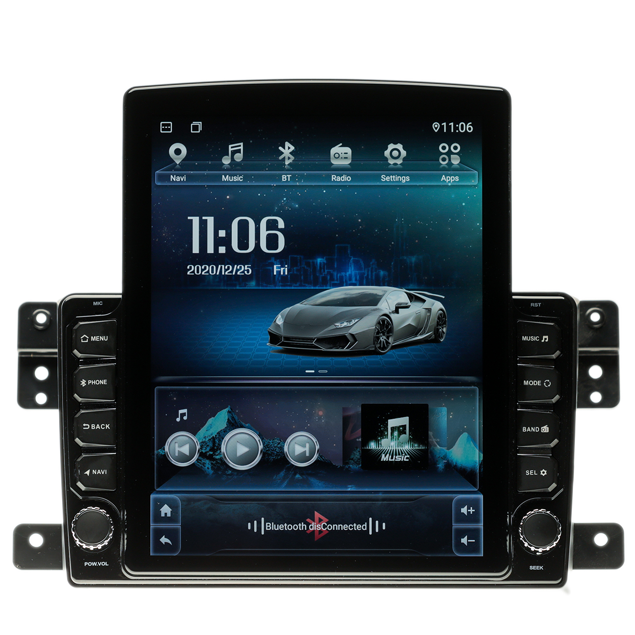 Navigatie AUTONAV ECO Android GPS Dedicata Suzuki Grand Vitara Gen 4 Dupa 2014+, Model XPERT 16GB Stocare, 1GB DDR3 RAM, Display Vertical Stil Tesla 10